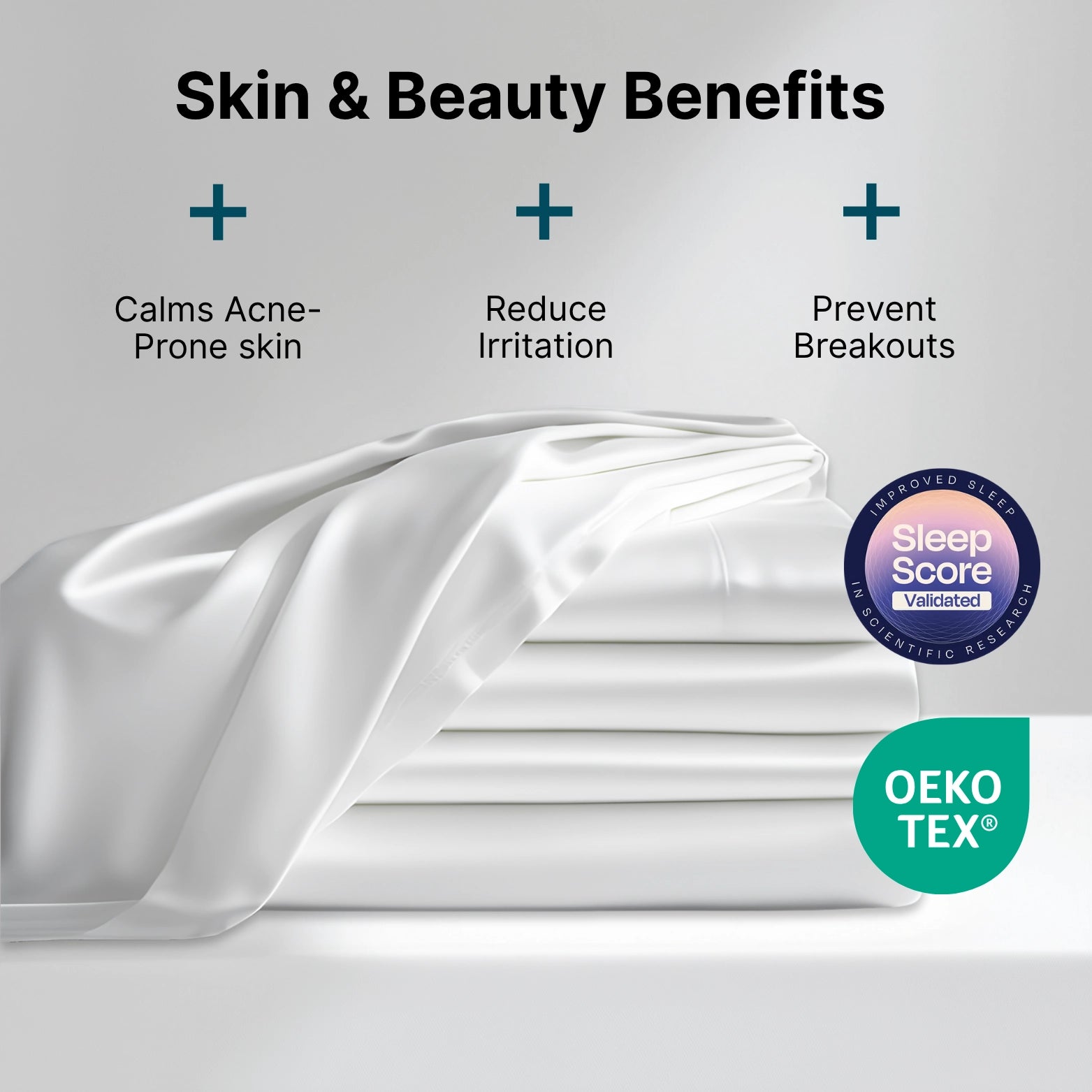 ucalyptus-infused bamboo sheets with skin and beauty benefits, ideal for sensitive skin and hair care. Hypoallergenic and antibacterial bedding made from organic bamboo viscose.